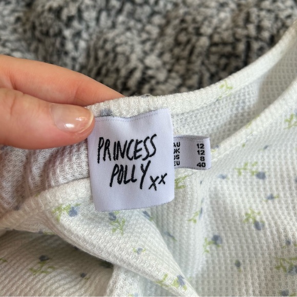 floral two piece pj set - Picture 2 of 3